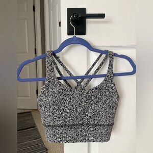 LULULEMON Size 6 Herringbone Long Line Sports Bra